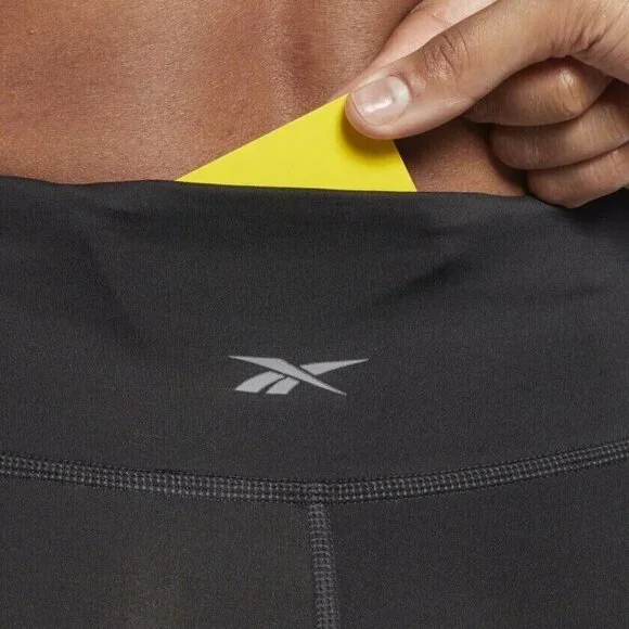 Reebok Women's Yoga Pants Plus Size 1X Bootcut Training Tights Black Stretch - Picture 3 of 15